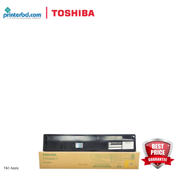 Toshiba T-FC425C-Yellow Original Toner Toshiba T-FC425C-Yellow Original Toner Price In Bangladesh